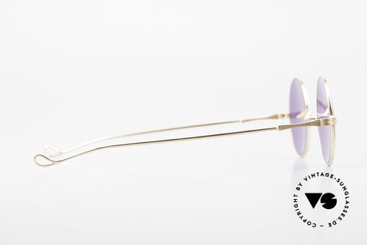 Lunor II 23 Limited Edition Matt Gold, 2.hand in mint condition - with new purple sun lenses, Made for Men and Women