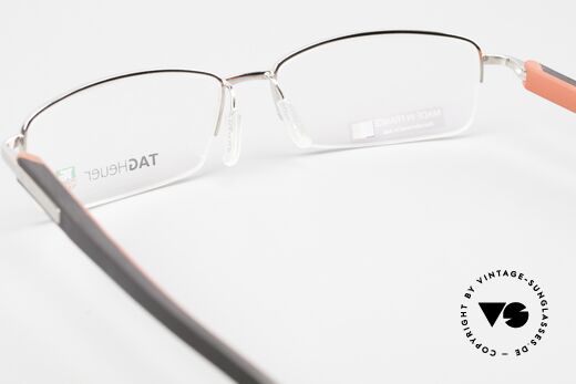 Tag Heuer 8209 Trends Sporty Semi Rimless Glasses, lens height 29mm; just about sufficient for varifocal, Made for Men