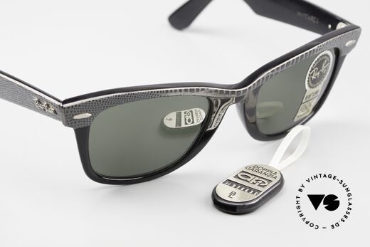 Ray Ban Wayfarer I Limited Leather Sunglasses, NO retro Italy-Wayfarer; an old 80's USA ORIGINAL, Made for Men and Women