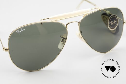 Ray Ban Outdoorsman II Iconic Sunglasses Classic, NO RETRO shades, but an old original in 62/14 size, Made for Men