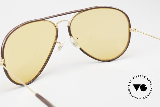 Ray Ban Large Metal II Leathers Changeable USA, NO RETRO sunglasses, but a rare original from the 1980's, Made for Men