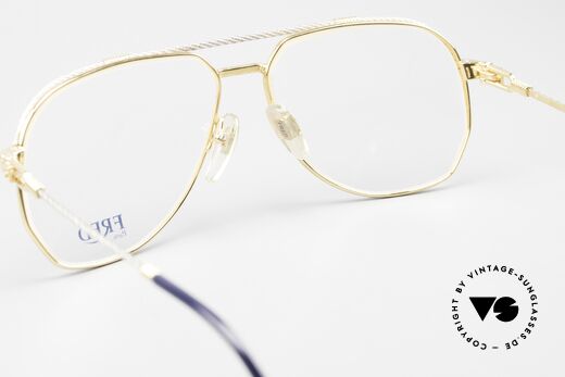 Fred America Cup - L Sailor Glasses In Large Size, NO RETRO, but ORIGINAL 80's frame, size 60/14, vertu, Made for Men