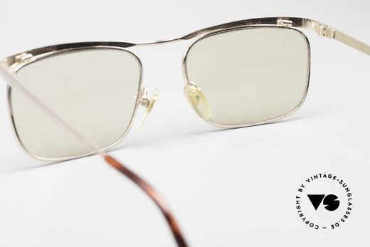 Rodenstock Carlton F 60's Sunglasses Gold Filled, changeable lenses: darker in the sun & lighter in the shade, Made for Men