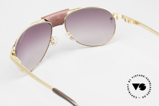 Cartier Santos Dumont Gold Bordeaux-Gradient, unworn original from 2009 with full orig. packaging, Made for Men