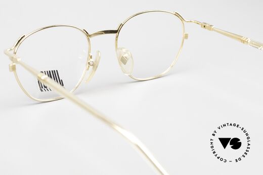 Jean Paul Gaultier 57-2276 True Vintage 90's Eyewear, gold-plated metal frame can be glazed as desired, Made for Men and Women