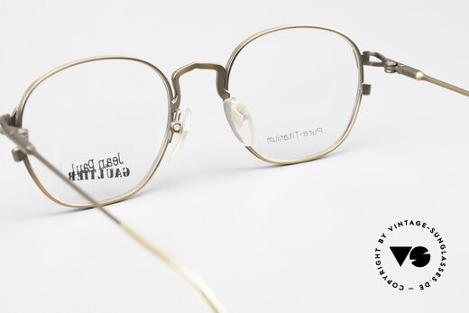 Jean Paul Gaultier 55-3182 Rare 90's Designer Eyewear, the frame can be glazed with optical lenses; size 50-19, Made for Men and Women
