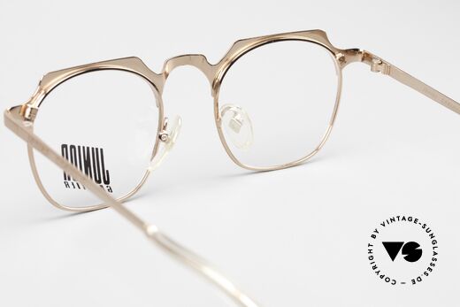 Jean Paul Gaultier 57-0171 Square Panto Shiny Bronze, NO RETRO fashion, but a genuine 25 years old rarity, Made for Men