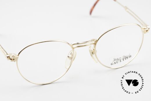 Jean Paul Gaultier 55-4176 Designer Eyewear Panto, high-end quality and fancy details (typically Gaultier), Made for Men and Women