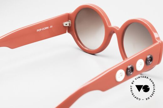 Patrick Kelly Pop Corn 01 80's Haute Couture Shades, NO RETRO SHADES; but a 40 years old unique rarity, Made for Women