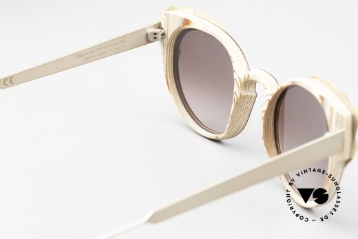 Nina Mur Liliana Wooden Shades From Madrid, the frame can be glazed as desired (progressive vision), Made for Women
