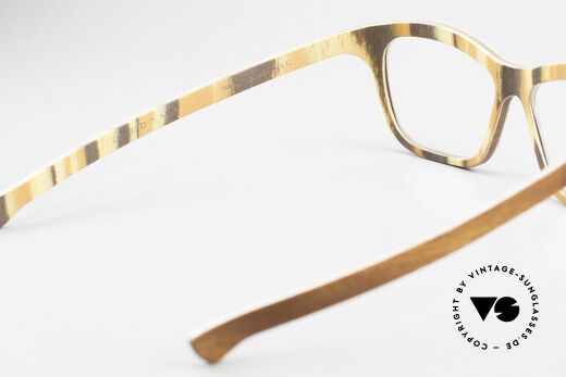 W-Eye 404 Unisex Wooden Eyeglasses, unworn pair comes with original case from W-Eye, Made for Men and Women