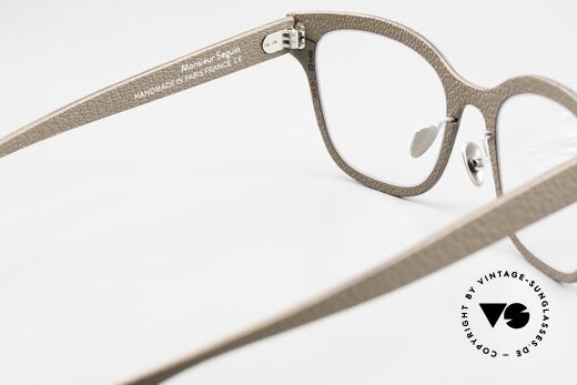Lucas de Stael Monsieur Seguin 04 Genuine Goat Leather Frame, the frame can be glazed as desired (progressive vision), Made for Men and Women