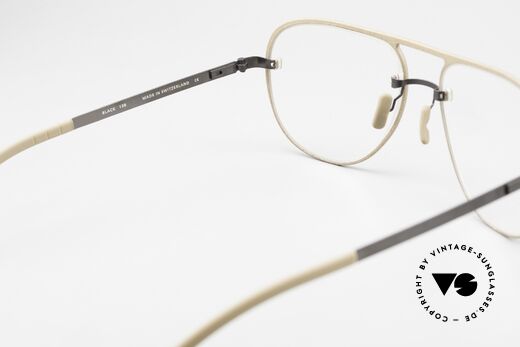 Götti Perspective Bold03 Innovative Aviator Eyewear, the orig. DEMO lenses can be exchanged as desired, Made for Men