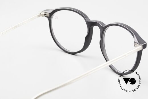 Gernot Lindner AI Panto 925 Silver Panto Acetate, unworn from the 2017 collection, made in Germany, Made for Men and Women