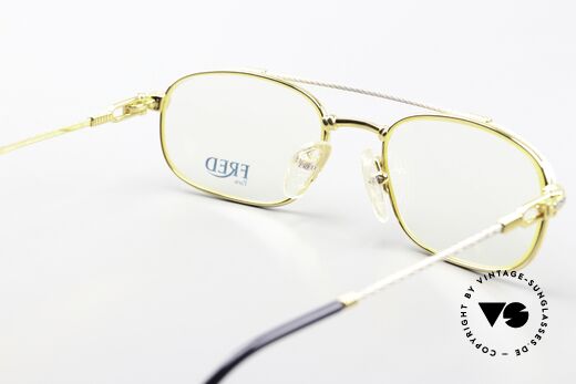Fred Fregate - M Luxury Sailing Glasses M, NO RETRO, but original 80's; Medium size 53/19, vertu, Made for Men