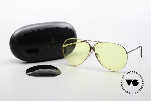 Porsche 5623 Ultra Rare Yellow PD Lenses, NO RETRO SUNGLASSES, but a 30 years old ORIGINAL, Made for Men