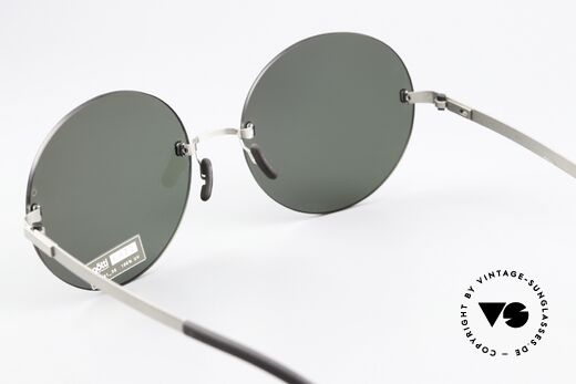 Götti Perspective PRS02 Rimless Round Sunglasses, non-reflecting sun lenses for 100% UV protection, Made for Men and Women