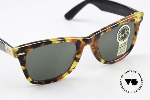 Ray Ban Wayfarer I Limited Deluxe Edition USA, NO retro Italy-Wayfarer; authentic old USA-original!, Made for Men and Women
