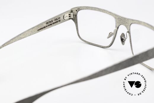 Lucas de Stael Petrus P11 Stone + Genuine Cow Leather, color code 01: European Slate and Gray cow leather, Made for Men