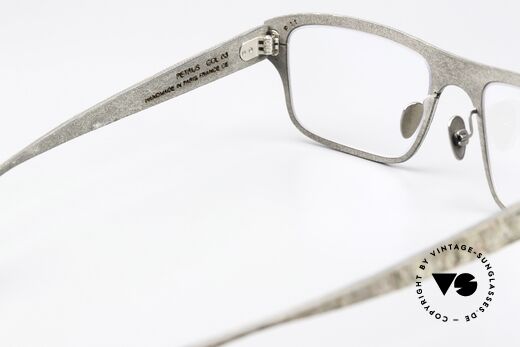 Lucas de Stael Petrus P11 Genuine Cow Leather + Stone, color code 03: Pearl schist / Medium gray cow leather, Made for Men