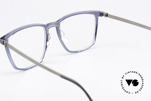 Lindberg 1260 54 Acetanium Large Vintage Frame Blue, this quality frame can of course be glazed as desired, Made for Men