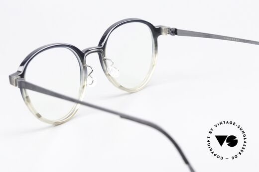 Lindberg 1176 Acetanium Frame From Blue To Gray, unworn designer piece with an original Lindberg case, Made for Men and Women