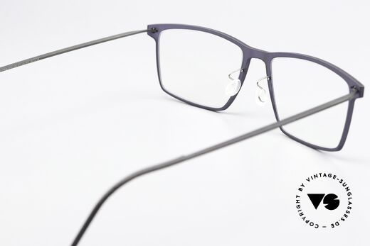 Lindberg 6544 NOW Dark Purple And Dark Gray, unworn designer piece with original Lindberg case, Made for Men and Women
