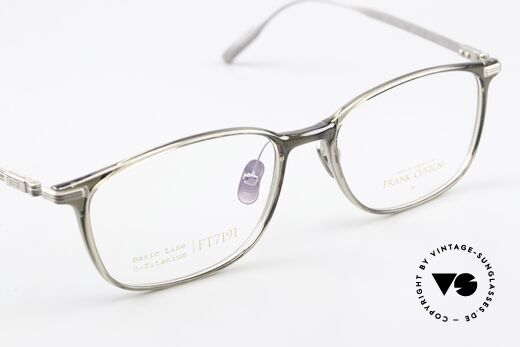 Frank Custom FT7191 Unisex Eyewear Titanium, an unworn PANTO model from the 2018 collection, Made for Men and Women