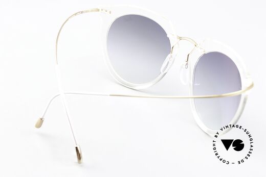 Silhouette 9909 Crystal Clear Sunglasses, retro fashion with expressive futurism from 2017, Made for Women