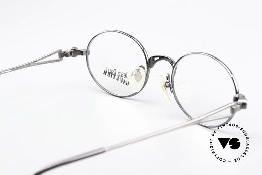 Jean Paul Gaultier 56-7202 Oval Frame Gunmetal Finish, model can be supplemented with a magnetic sun clip, Made for Men and Women Jean Paul Gaultier 56-7202 Oval Frame Gunmetal Finish, model can be supplemented with a magnetic sun clip, Made for Men and Women