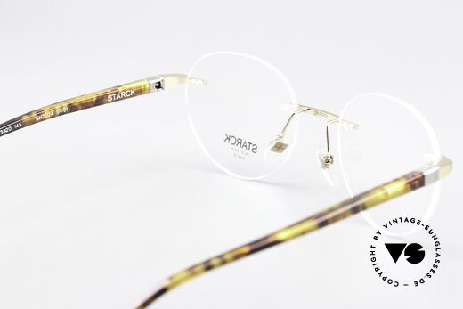 Starck Eyes SH2024 BioTech Rimless Glasses, unworn model from 2019, including Starck hard case, Made for Men and Women