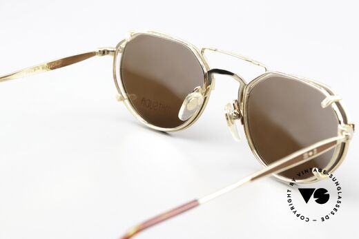 Matsuda 2867 Clip On Frame Gold Plated, unworn rarity for people, who can appreciate this effort, Made for Men and Women