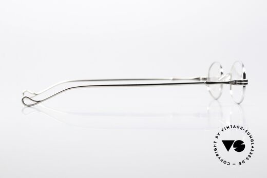 Lunor II 02 Small Frame Platinum Plated, Lunor mod. "02" is also playfully called as "lying ton", Made for Men and Women
