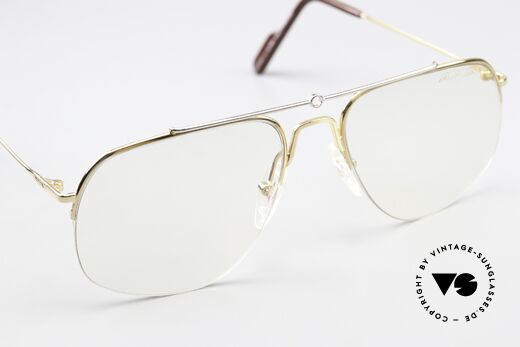 Alpina PCF 98 Nylor 90's Aviator Glasses, NO RETRO specs, but an app. 30 years old rarity, Made for Men Alpina PCF 98 Nylor 90's Aviator Glasses, NO RETRO specs, but an app. 30 years old rarity, Made for Men