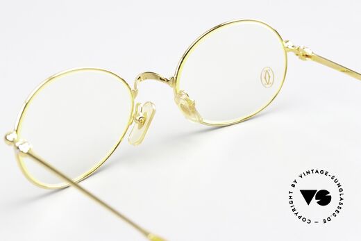 Cartier Saturne - M 90's Frame 22ct Gold Plated, NO RETRO eyewear, but a 25 years old CARTIER original, Made for Men and Women