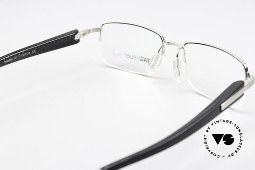 Tag Heuer 8205 Trends Brushed Palladium Carbon, lens height 29mm; just about sufficient for varifocal, Made for Men