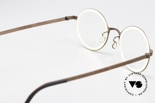 Lindberg 9707 Strip Titanium Round Titanium Frame Unisex, orig. DEMO lenses should be replaced with prescriptions, Made for Men and Women