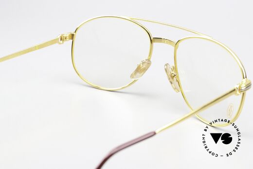 Cartier Driver - M 90's Luxury Aviator Frame, NO RETRO eyewear, but a 30 years old ORIGINAL, vertu, Made for Men