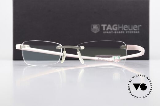 Tag Heuer 3107 Reflex Titanium Specs Rimless, NOT retro eyeglasses, but an original from 2004, Made for Men Tag Heuer 3107 Reflex Titanium Specs Rimless, NOT retro eyeglasses, but an original from 2004, Made for Men