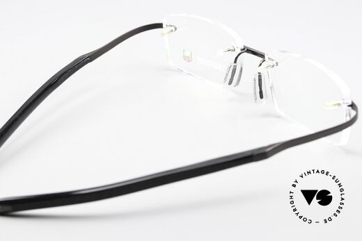 Tag Heuer 0342 Reflex Avant-Garde Racing Glasses, unworn NOS; Carbon/Dark Gray, Made In France, Made for Men
