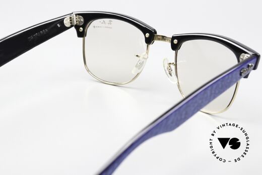 Ray Ban Clubmaster Hybrid Customized One Of A Kind, unworn (still with the original DEMO lenses), Made for Men and Women