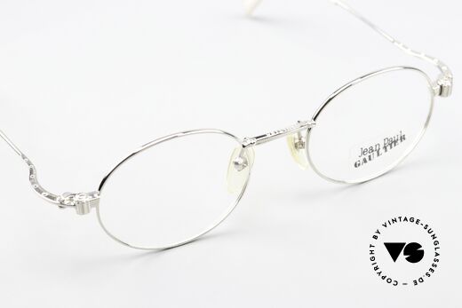 Jean Paul Gaultier 55-6105 Oval 90's Japan Eyewear, the frame is made for optical or sun lenses optionally, Made for Men and Women