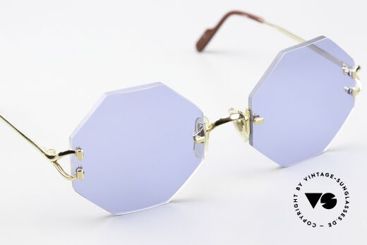 Cartier Rimless Octag One Of A Kind Customized, unworn rarity comes with an original case by Cartier, Made for Men and Women