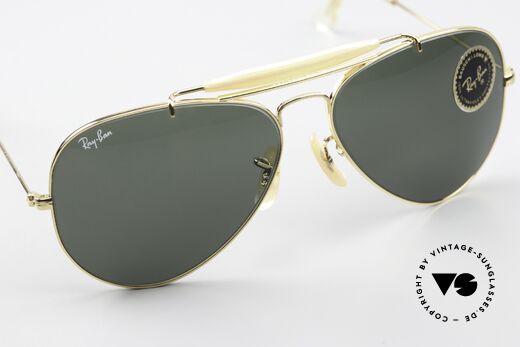 Ray Ban Outdoorsman USA Aviator Sunglasses, unworn, NOS with orig. packaging, collector's item, Made for Men and Women