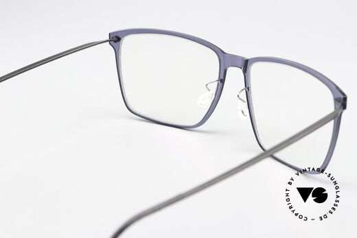 Lindberg 6505 NOW Dark Blue And Dark Gray, unworn designer piece with original case by Lindberg, Made for Men and Women