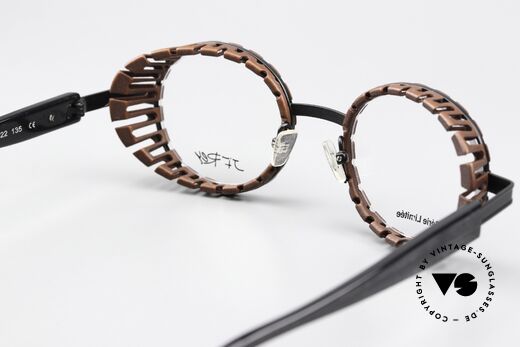 JF Rey New Black Eye-Catching Ladies Specs, unworn pair from 2019 in top-quality, made in France, Made for Women