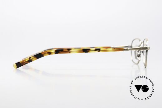 Lunor VA 105 Square Frame Antique Gold, lens height 29mm = barely suitable for progressive lenses, Made for Men and Women