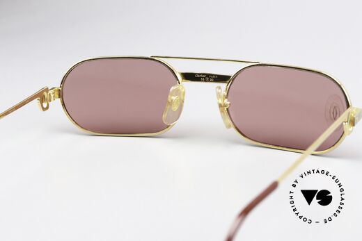 Cartier MUST Santos - M David Bowie 80's Shades, NO RETRO eyewear; a 40 years old vintage ORIGINAL!, Made for Men
