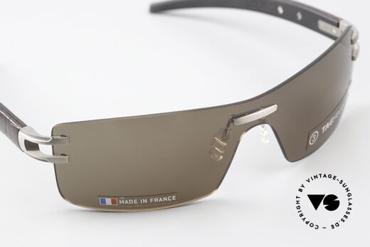 Tag Heuer L-Type 0451 Rimless Luxury Sunglasses, unworn rarity with original hard case by TAG HEUER, Made for Men