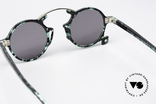 Jean Paul Gaultier 58-0271 With Removable Silver Chain, unworn pair with color code 2 (emerald black / silver), Made for Men and Women